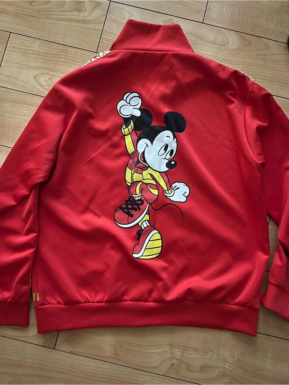 Nissin Mickey Mouse Jersey Red Disney Track Jacket Disney Store Logo 2022